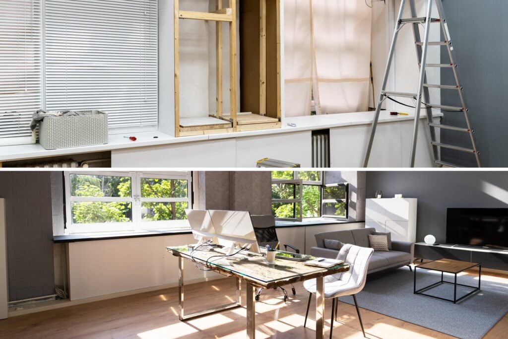 Before and After Remodel Comparison