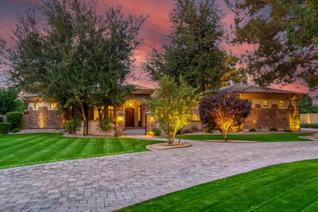 Luxury Home Sunset