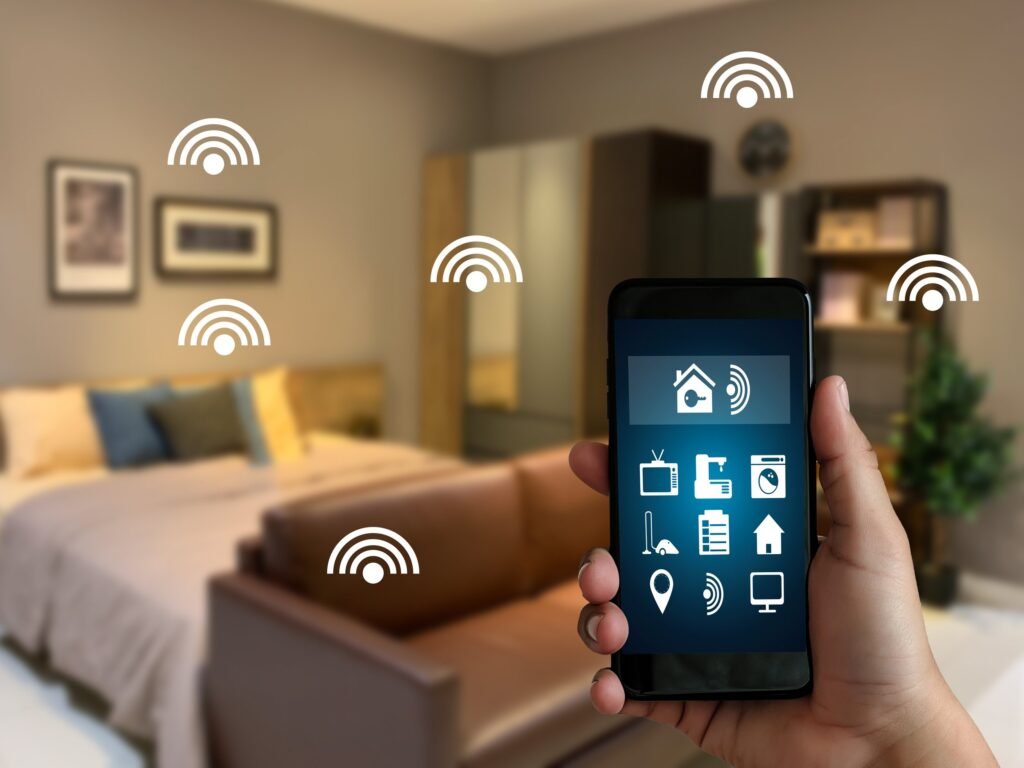 Smart phone Controlling Smart Home Devices 