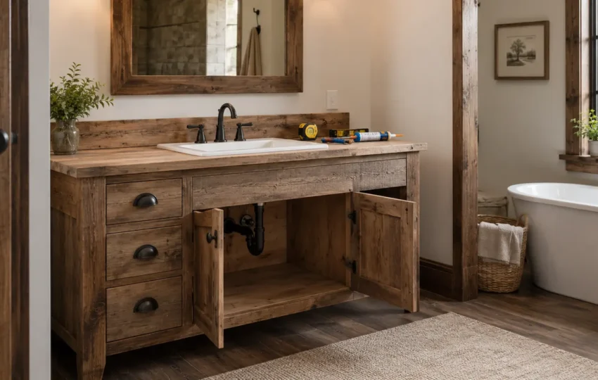 Handyman to Install Bathroom Vanity
