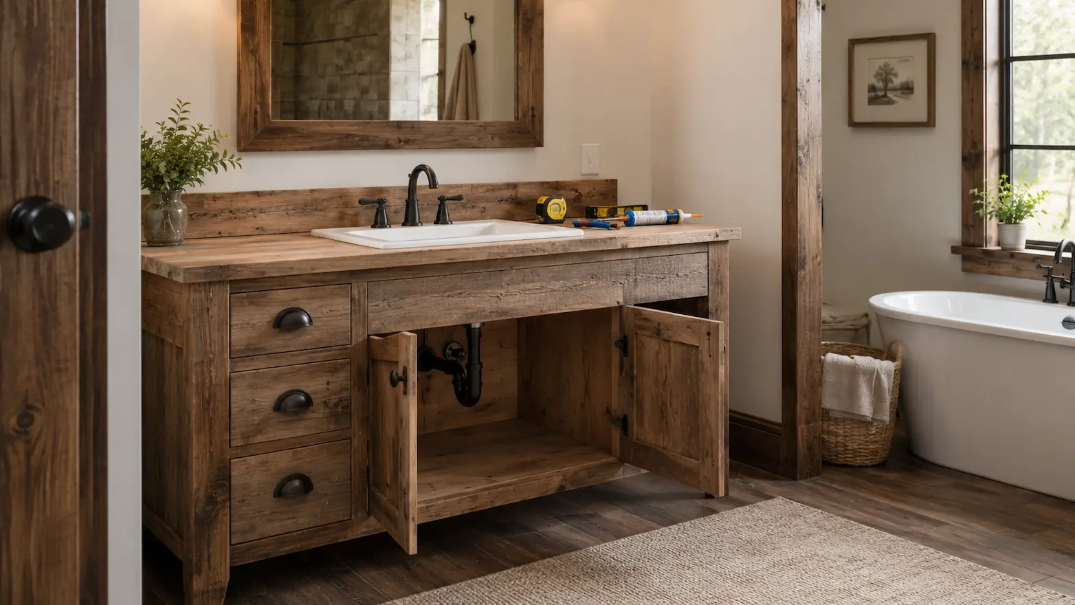 Handyman to Install Bathroom Vanity