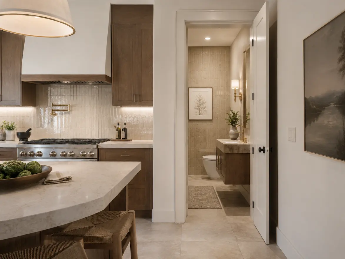 Kitchen Bathroom Tile Choices That Help a Home Feel More Cohesive-By-Azul Home Remodeling