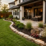 Natural Stone Garden Edging Ideas for a More Finished Backyard-By-Azul Home Remodeling